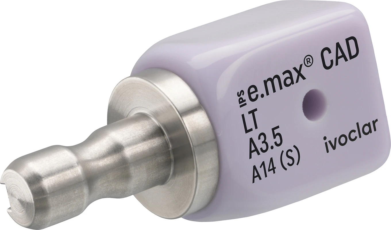 IPS e.max CAD for CEREC/inLab Packung 5 Stück Gr. A14 S, A3,5 LT