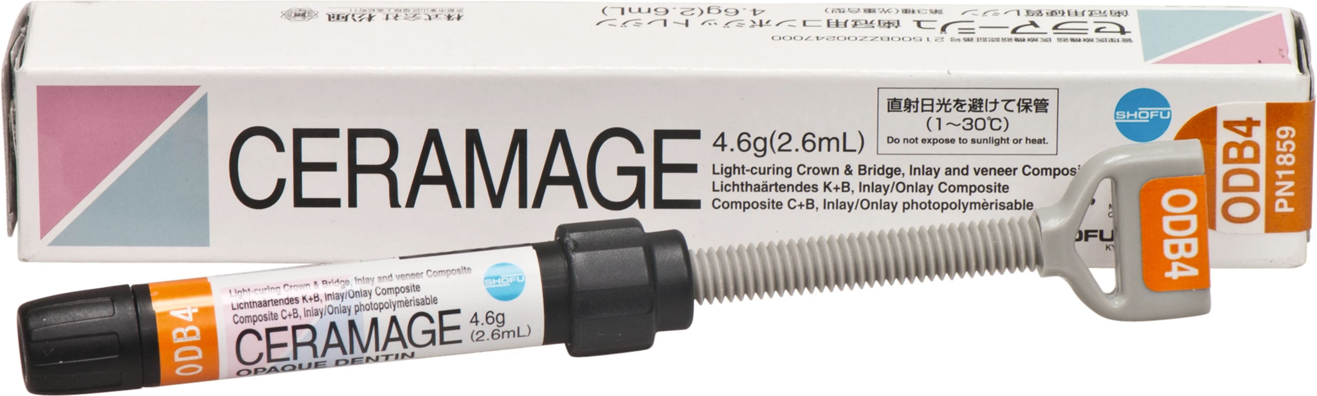 CERAMAGE Spritze 4,6 g opaque dentin B4 CERAMAGE SHOFU