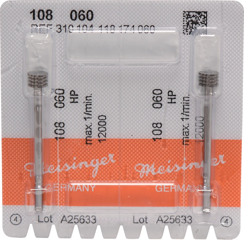 Rillenfräser 108 Packung 2 Fräser ISO 060, HP