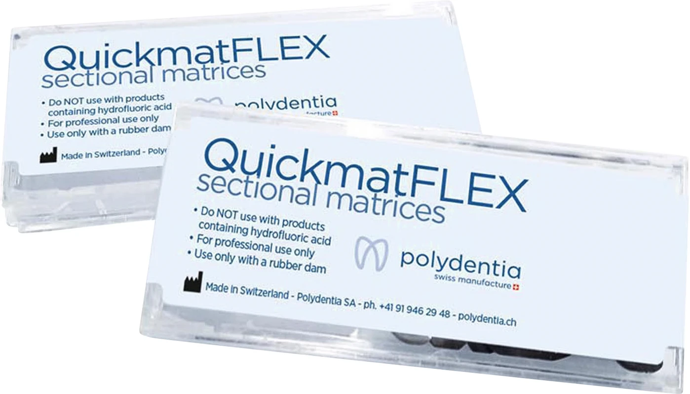 QuickmatFLEX Teilmatrizen Packung 50 Stück Höhe 6,4 mm, Stärke 0,03 mm, Molar deep