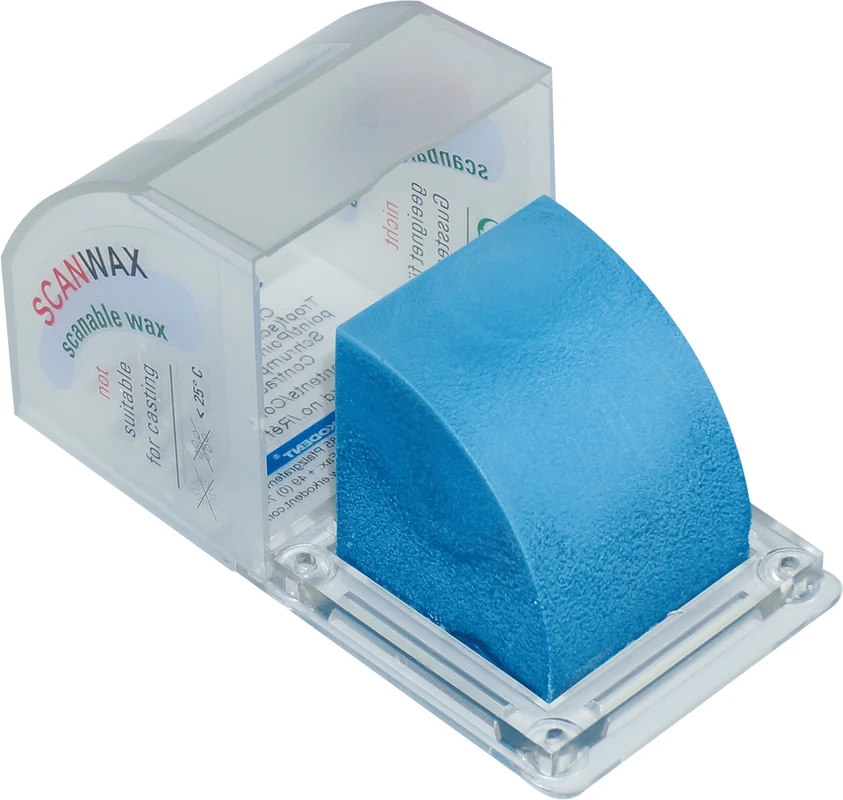 SCANWAX Packung 50 g Scanwachs blau für Sirona