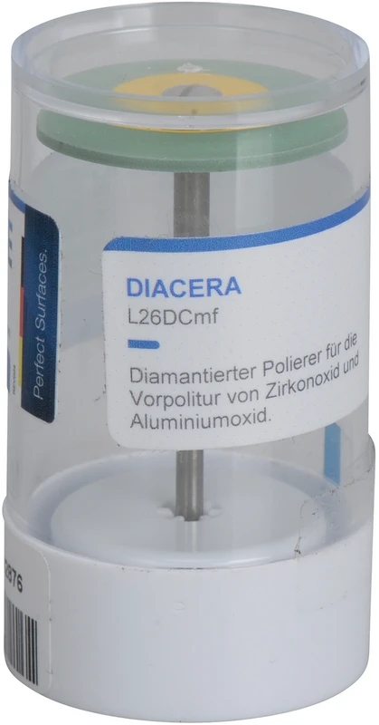 EVE DIACERA Stück grün mittel, HP, Figur Linse, 26 x 2 mm