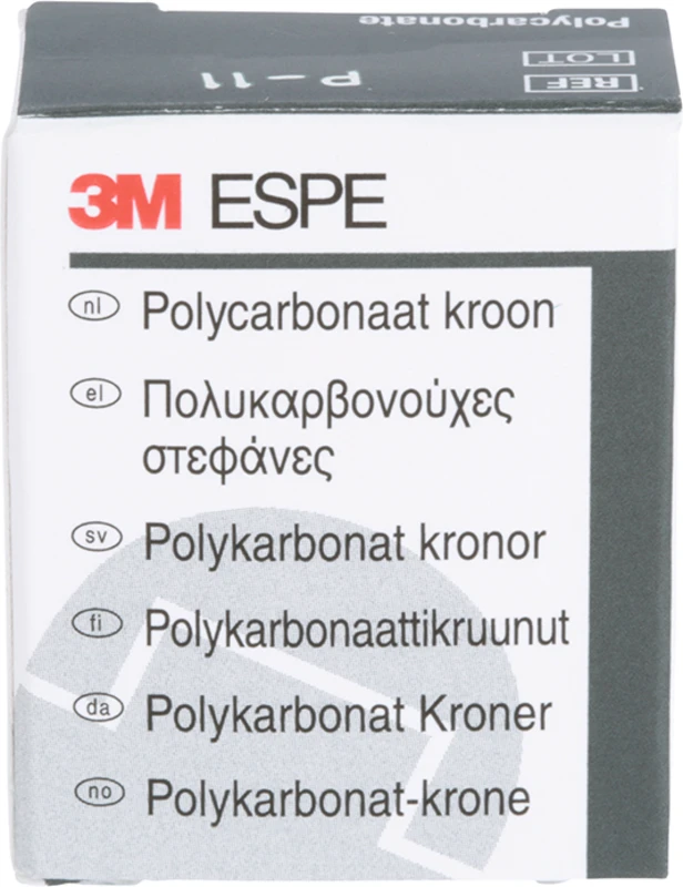 Polycarbonat-Kronen Packung 5 Stück Nr. 11