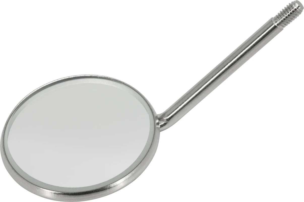SEplus Mundspiegel Packung 12 Stück SS-Stiel 5 hohl, Ø 24 mm