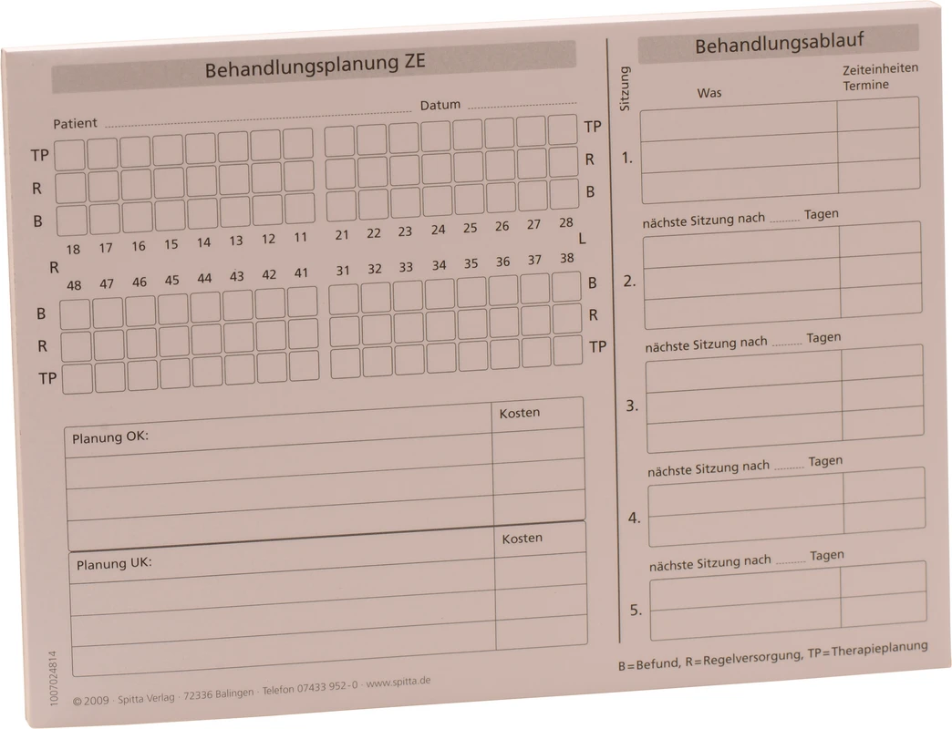 Formulare Spitta Verlag