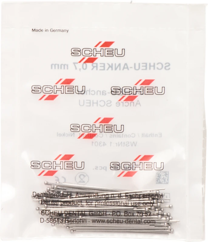 SCHEU-Anker Packung 100 Stück 0,7 mm