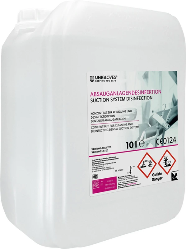 UNIGLOVES Absauganlagendesinfektion Kanister 10 Liter