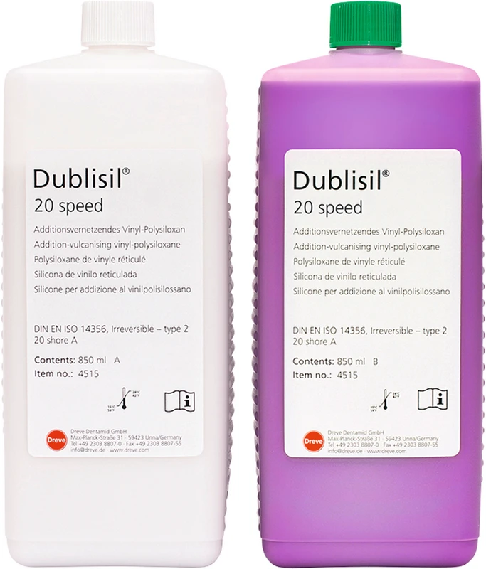 Dublisil® 20 speed Packung 850 ml Flasche A, 850 ml Flasche B