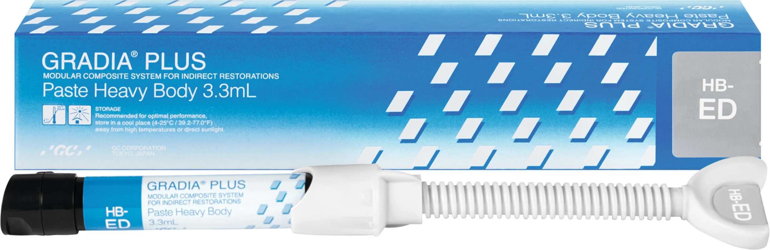 GC GRADIA® PLUS Spritze 3,3 ml Paste HB-ED GC GRADIA® PLUS GC