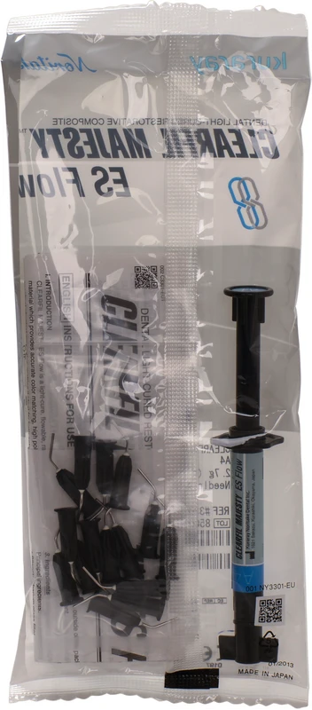 CLEARFIL MAJESTY™ ES Flow Packung 2,7 g Spritze low A4, 15 Applikationsspitzen