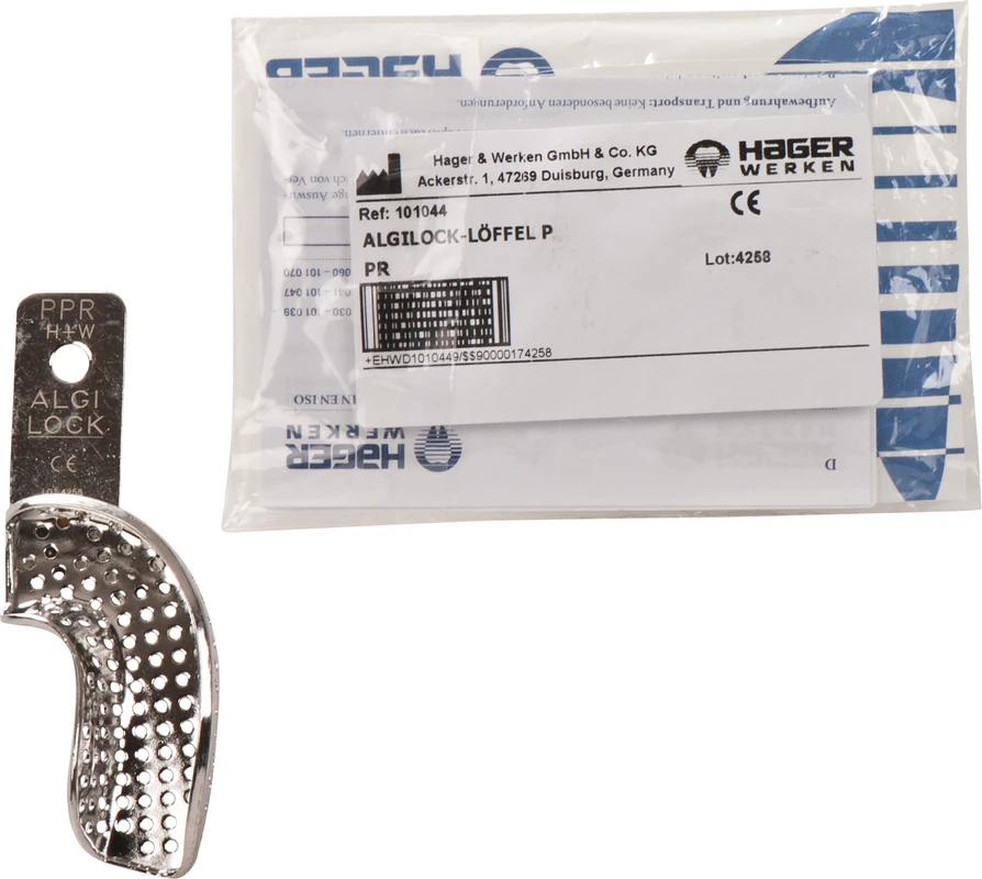 Algilock® Stück einzeln rechts PPR perforiert