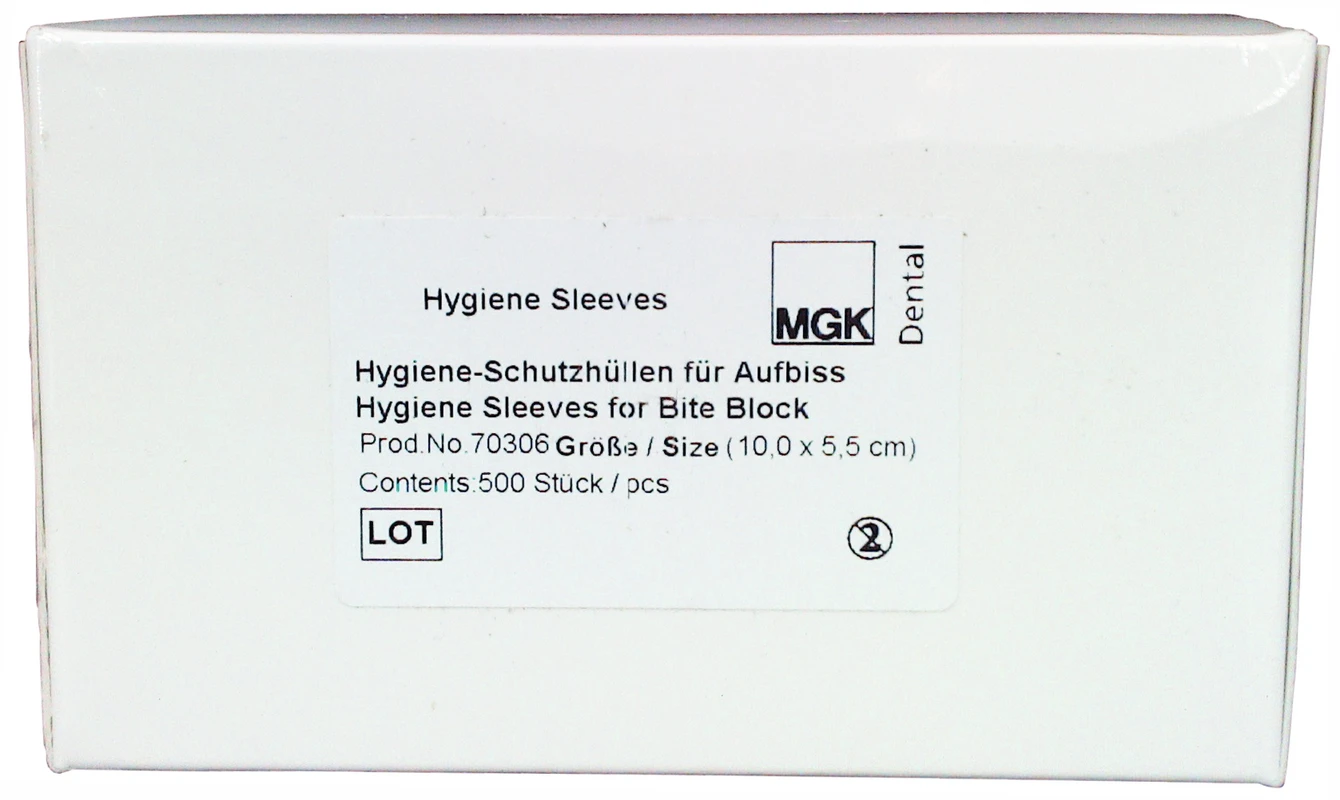 Hygiene-Schutzhüllen für Aufbiss Packung 500 Hüllen 10 x 5,5 cm