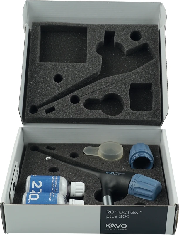 RONDOflex™ plus 360 Stück inklusive 2 Pulverbehälter (50, 27 µm), Zubehör