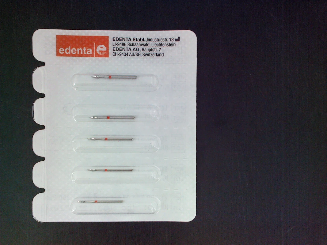 HM-Finierer TC390 Packung 5 Stück rot, 12 Schneiden, FG, Figur 274 Flamme, 3,5 mm, ISO 014