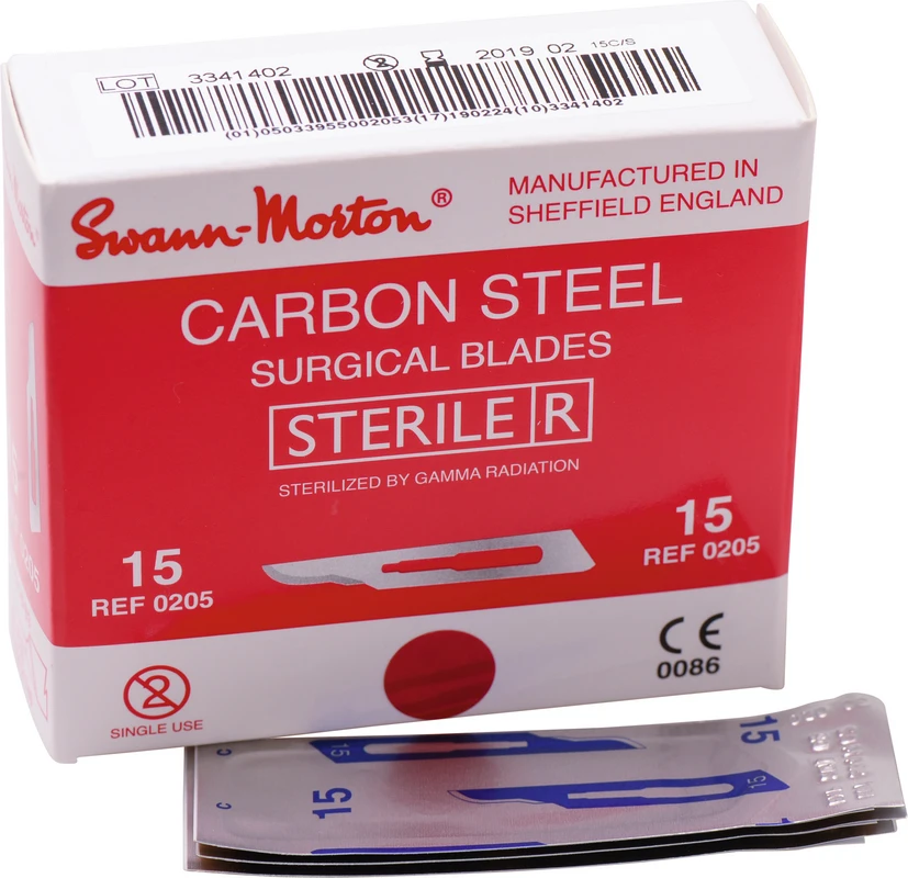Swann-Morton® Skalpellklingen Packung 100 Stück Nr. 15