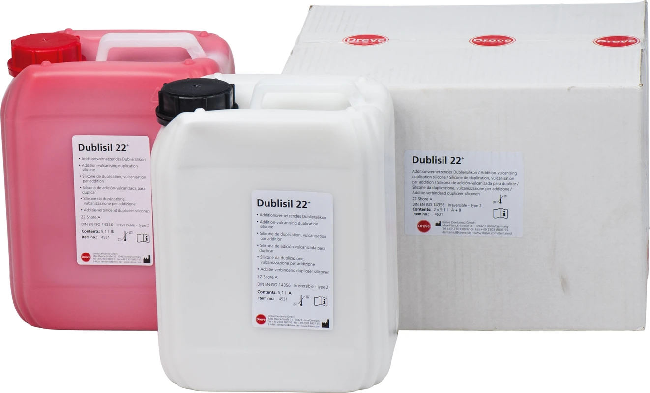 Dublisil® 22 plus Karton 5,1 Liter Kanister A, 5,1 Liter Kanister B