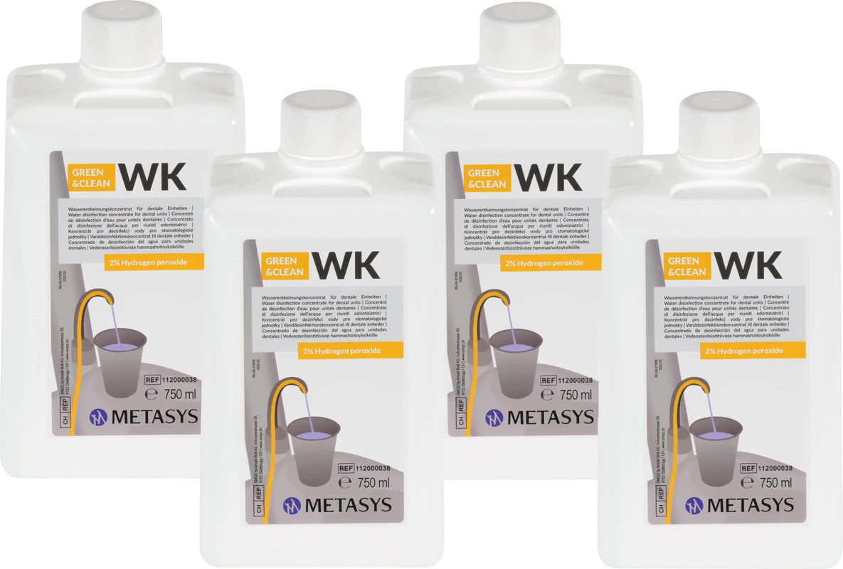 GREEN&CLEAN WK Karton 4 x 750 ml Flasche GREEN&CLEAN WK METASYS