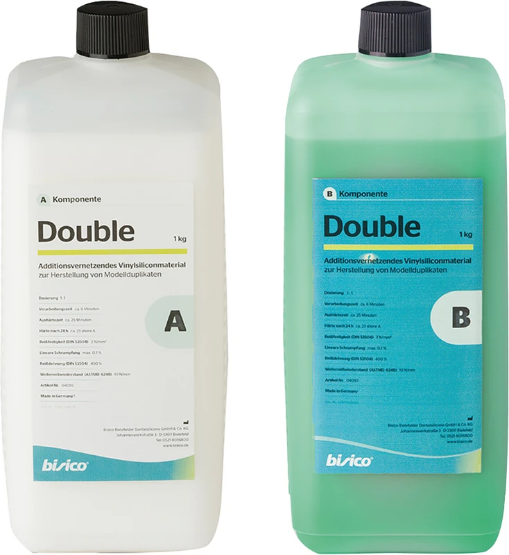 Bisico® Double Packung 1 kg Flasche A, 1 kg Flasche B, grün