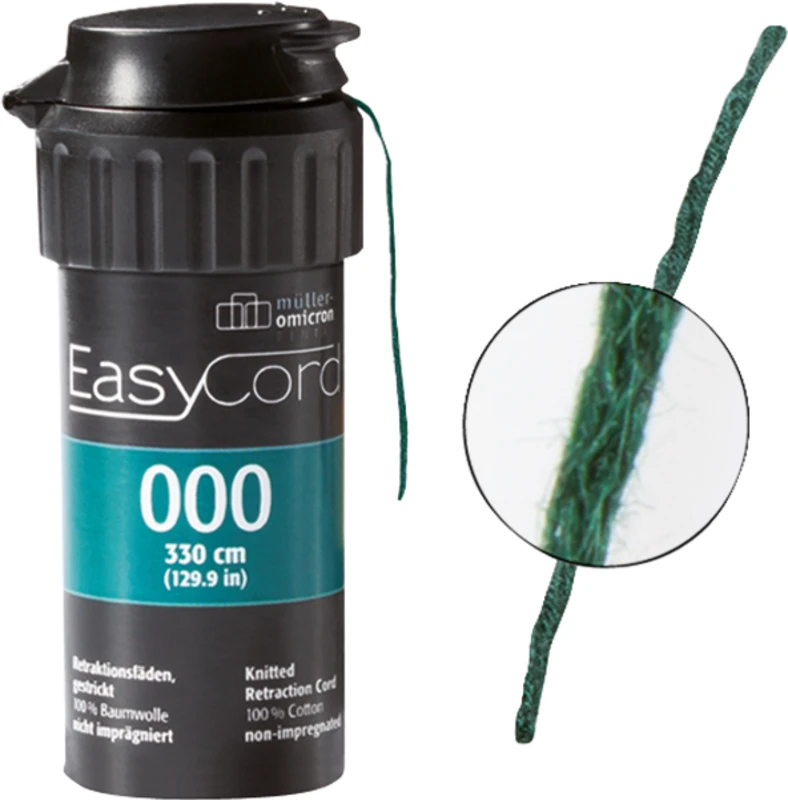 EasyCord Spender Retraktionsfäden 330 cm, Größe 000, grün
