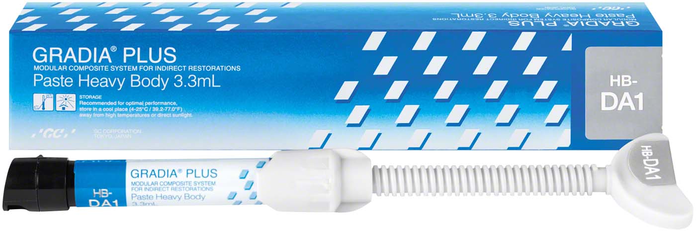 GC GRADIA® PLUS Spritze 3,3 ml Paste HB-DA1 GC GRADIA® PLUS GC