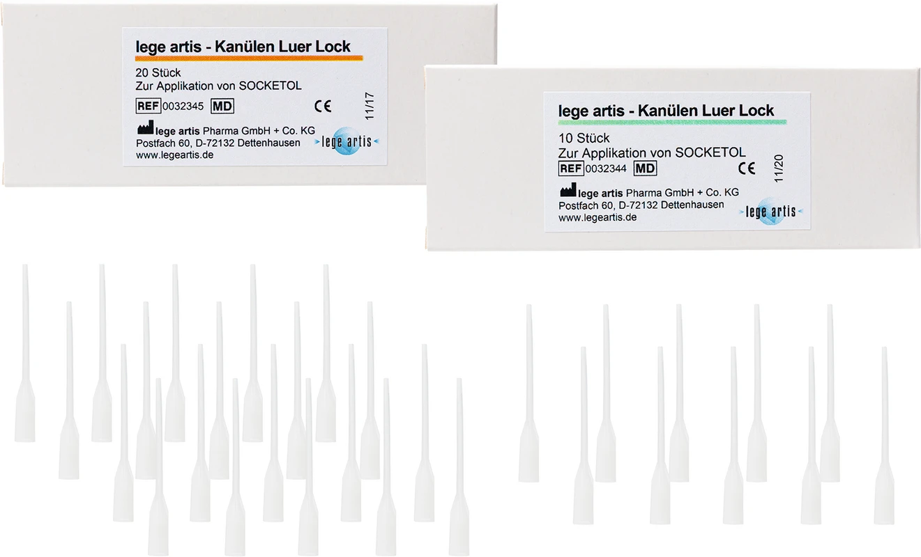 SOCKETOL Kanülen Packung 20 Stück