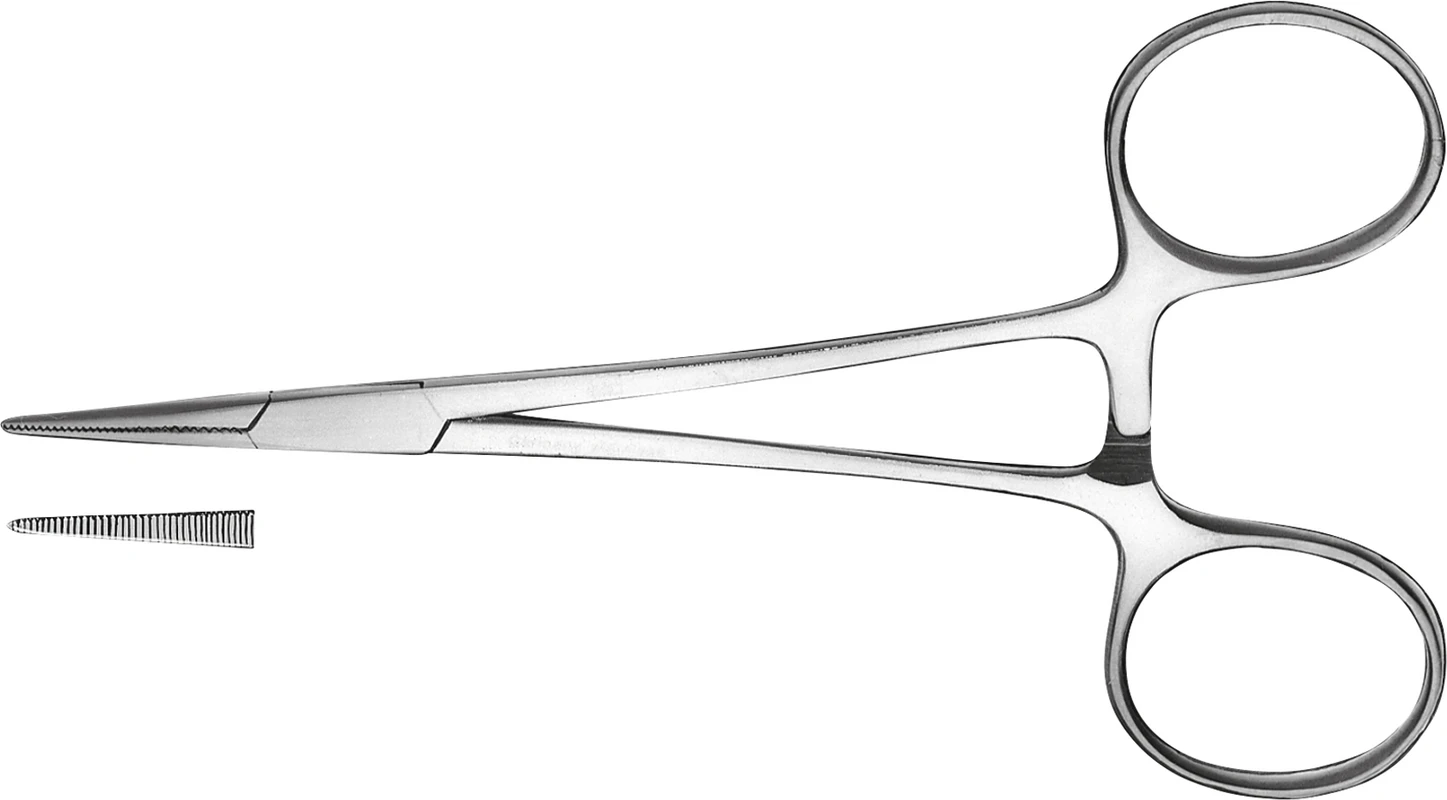 Arterienklemme nach Halstead-Mosquito Stück 1894/12.5, 12,5 cm, gerade