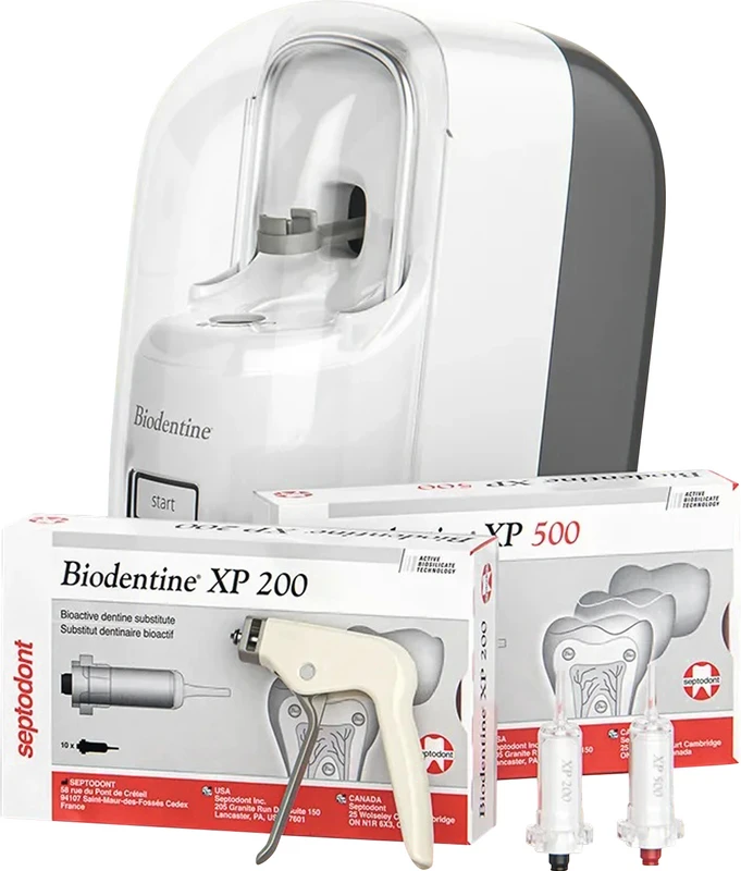 Biodentine™ XP Starter-Paket 20 Kartuschen inklusive Hochleistungsmixer und Applikationspistole