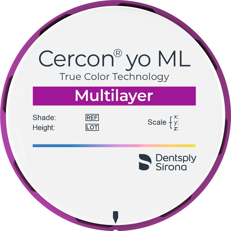 Cercon® yo ML Stück Ø 98 mm H 14 mm, A1