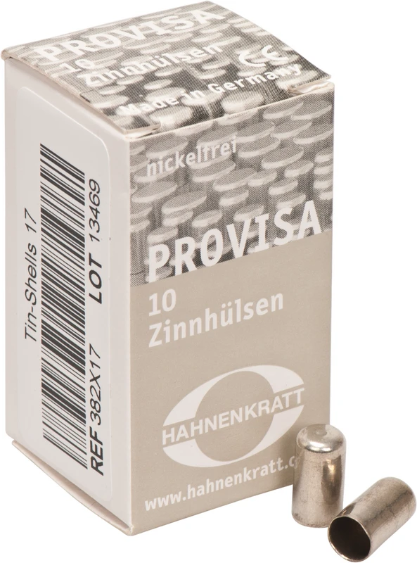 PROVISA Schutzhülsen Zinn Packung 10 Stück 17