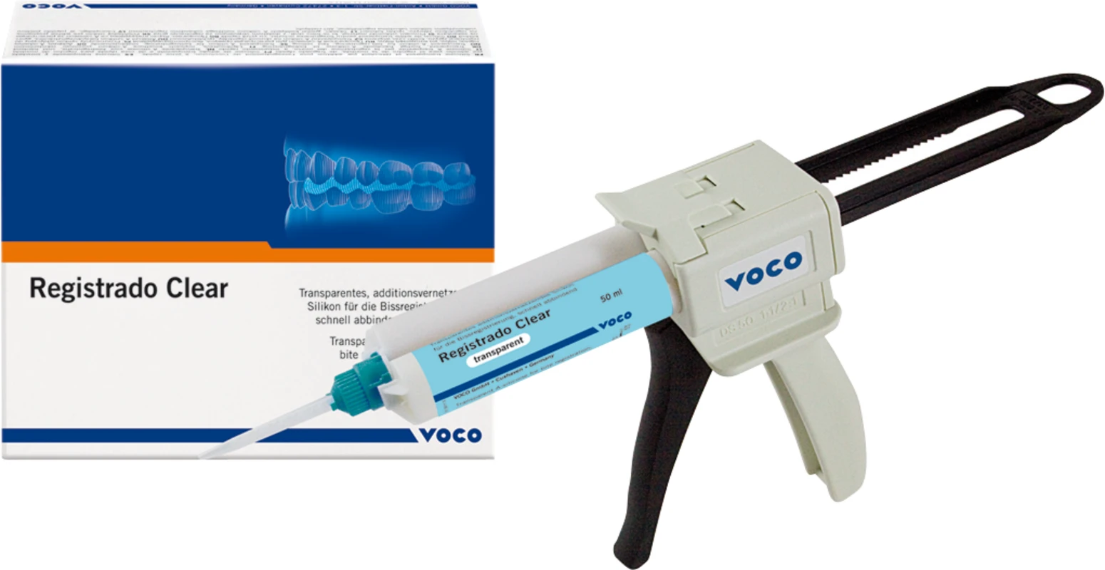 Registrado Clear Packung 50 ml Doppelkartusche, Mischkanülen Typ 16