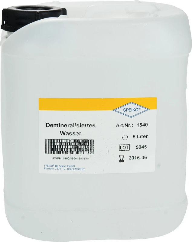 Demineralisiertes Wasser Kanister 5 Liter