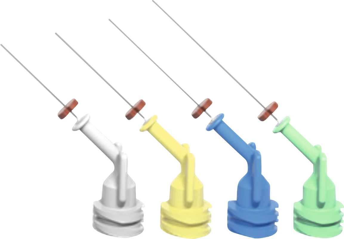 NaviTip™ Double Sideport Irrigator Packung 20 Stück grün, Ø 0,28 mm, 31ga, Länge 27 mm