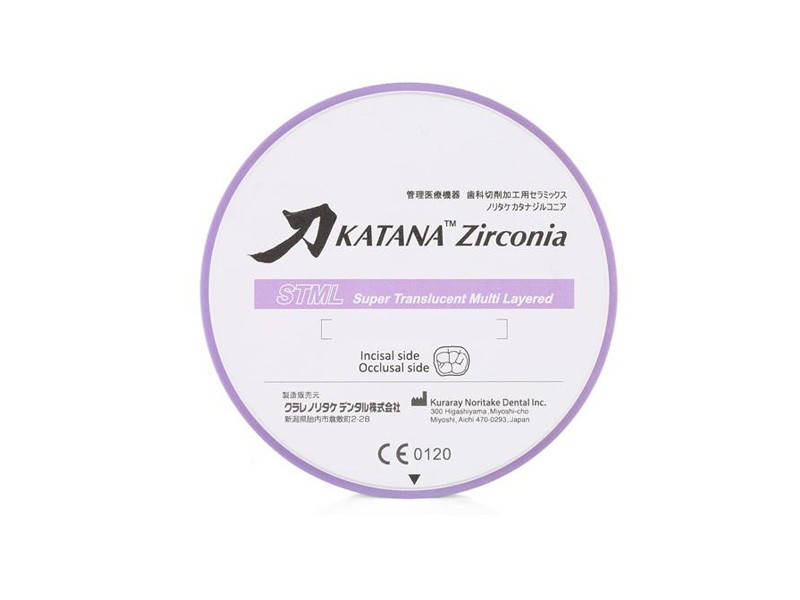 KATANA™ Zirconia STML - Stück 18 mm, A1