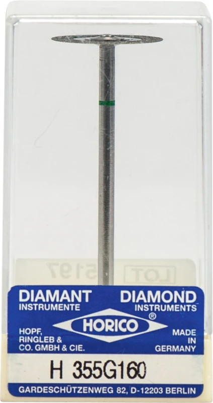 SUPERDIAFLEX® 355 Stück doppelseitig, sehr flexibel, grün grob, HP, Figur 355 G, 0,22 mm, ISO 160