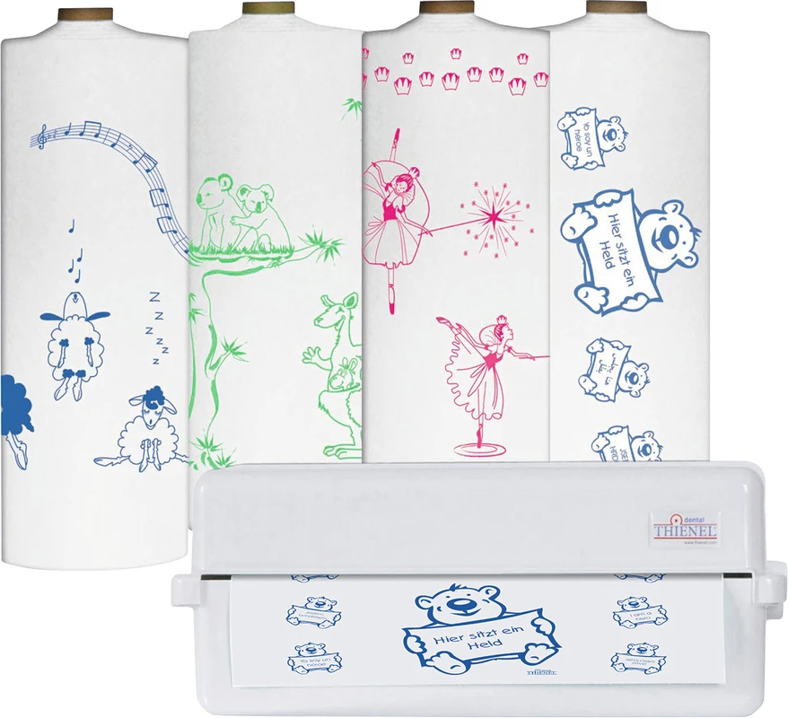 Dental-Servietten KIDS Rolle 100 Stück 40 x 32 cm, Bär