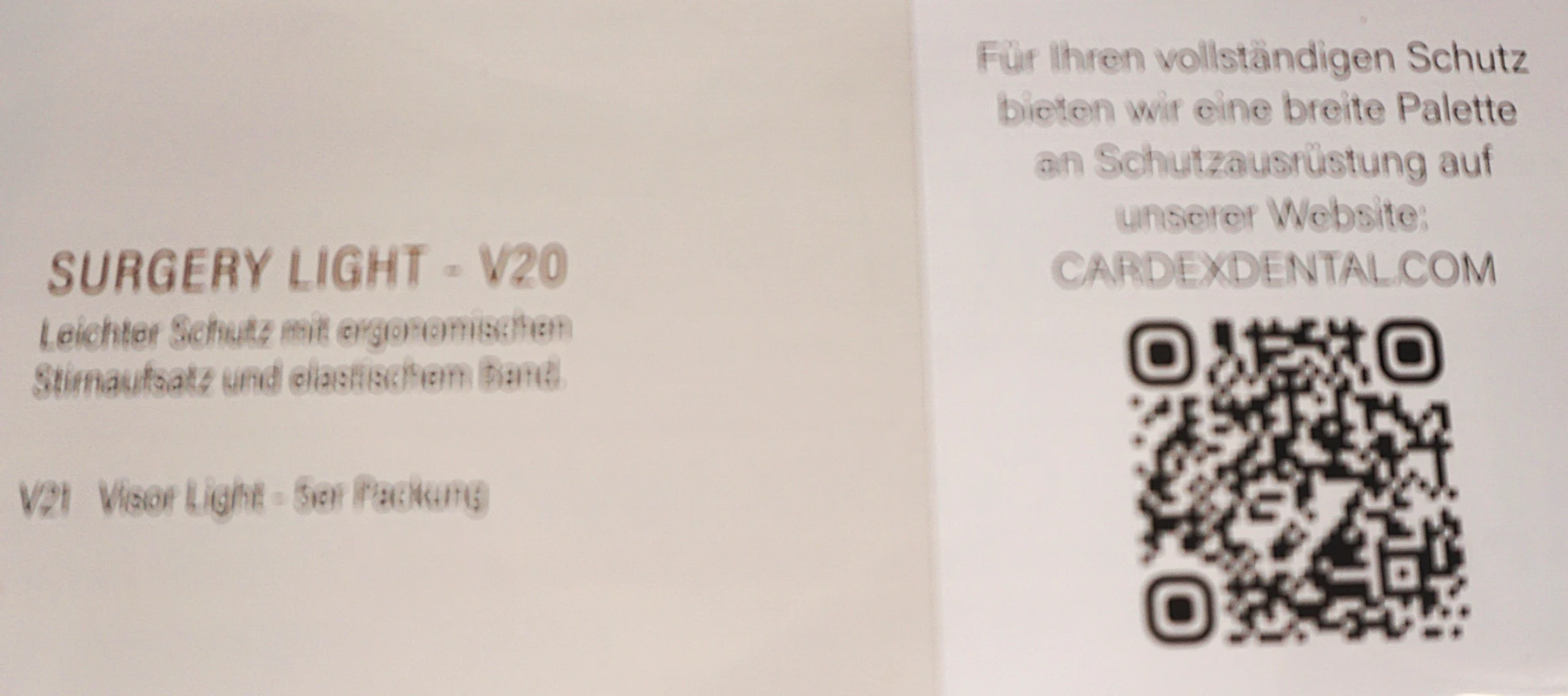 Cardex-Schutzbrille Cardex Dental