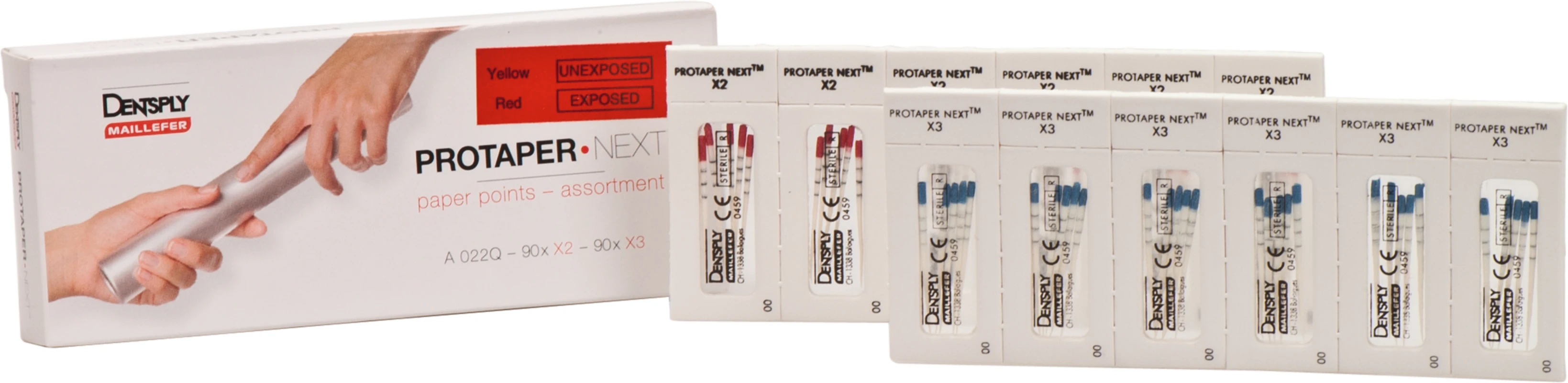 ProTaper Next® Papierspitzen Sortiment 180 Stück X2-X3 ProTaper Next® Papierspitzen Dentsply Sirona