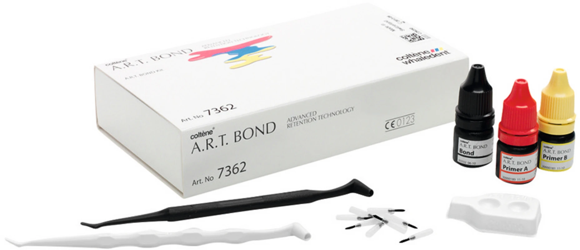 A.R.T. BOND Kit 2 x 5 ml Primer, 1 Bond, 2 Pinselhalter, 100 Pinsel, 40 Tüpfelschalen
