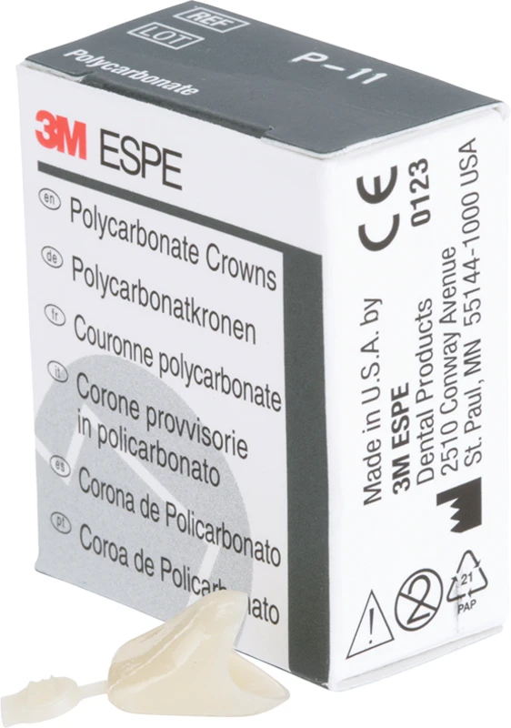Polycarbonat-Kronen Packung 5 Stück Nr. 11