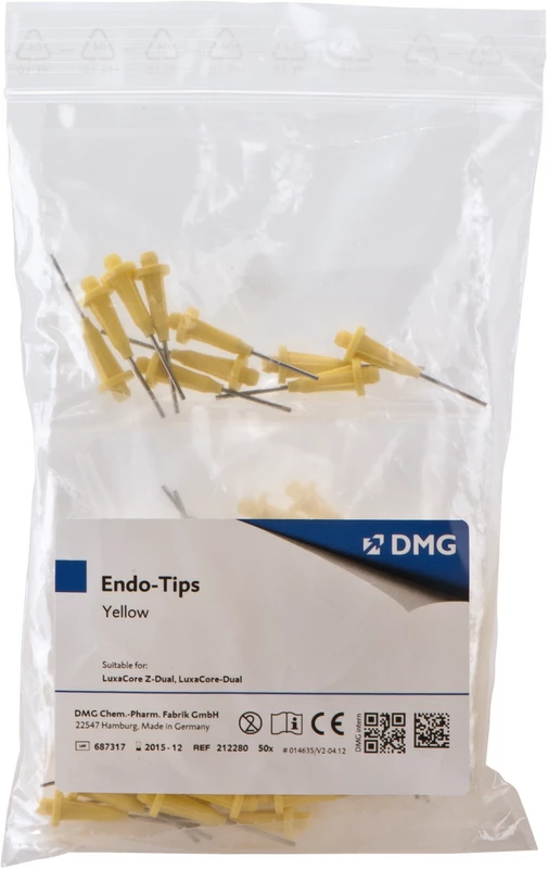 LuxaCore Z-Dual Endo-Tips Packung 50 Stück yellow