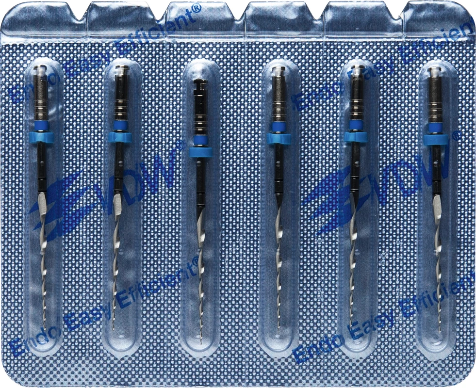 Mtwo® Blisterpackung 6 Instrumente ABT 21 mm, 31 mm, Taper.06, ISO 030 Mtwo® Instrumente VDW