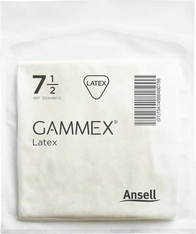 Gammex® Latex Packung 50 Paar puderfrei, natur, Größe 6