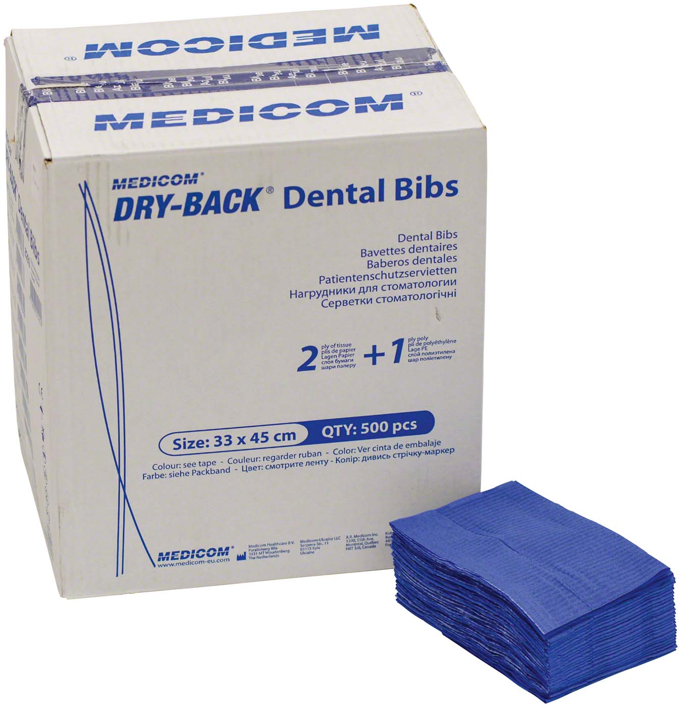 DRY-BACK® Dental Bibs Disposable Technology