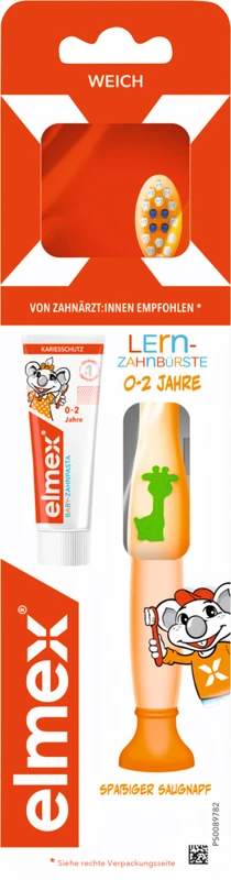 elmex® Lern-Zahnbürste Stück inklusive 12 ml elmex Baby-Zahnpasta