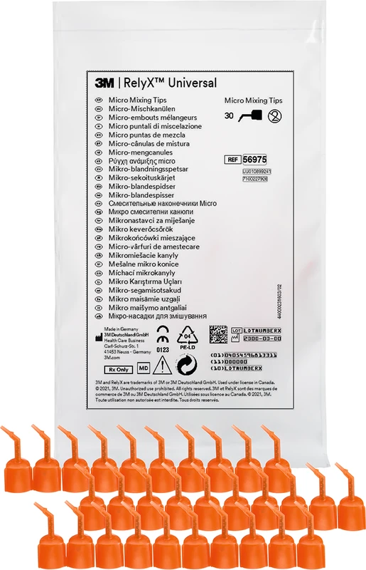 RelyX™ Universal Micro-Mischkanülen Packung 15 Stück mit Elongation Tips