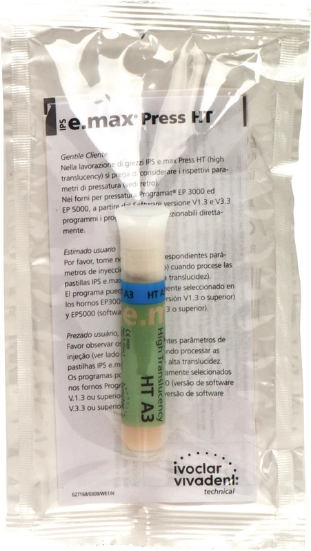 IPS e.max® Press Packung 3 Rohlinge HT L A3