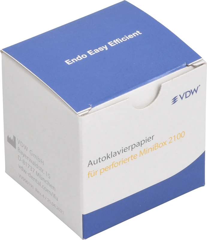 Autoklavierpapier Packung 250 Stück für MiniBox 2100, Flexmaster SystemBox