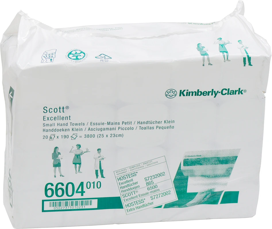 SCOTT® Handtücher Karton 3.800 Tücher 24,7 x 23 cm, ZZ-Falz, Excellent