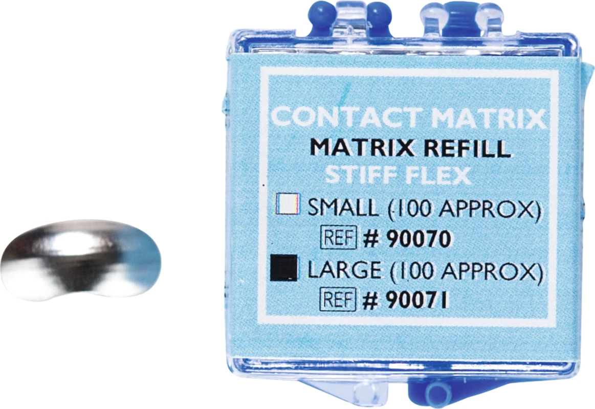 Contact matrix Packung 100 Matrizen flex, groß