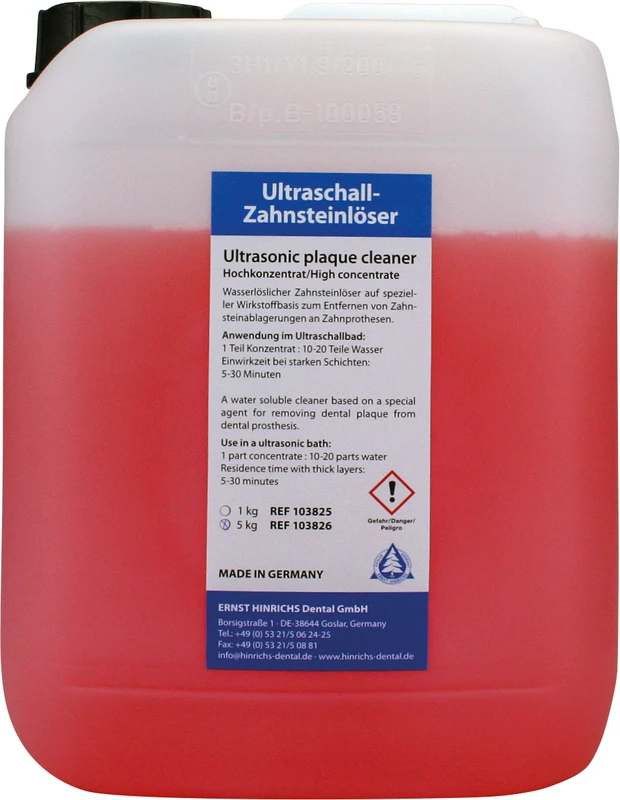 Ultraschall-Zahnsteinlöser Kanister 5 kg Ultraschall-Zahnsteinlöser ERNST HINRICHS